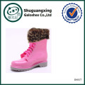 neopren femmes bottes bottes de caoutchouc roses B-817